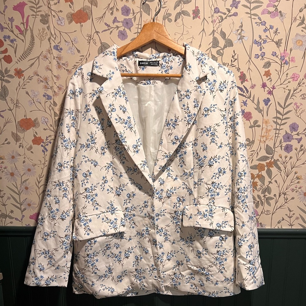 Floral blazer